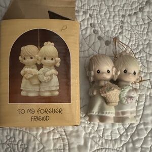 Precious Moments Cream and White Friendship Figurine
